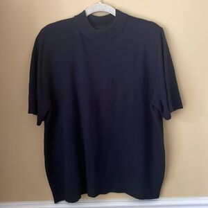 Sag Harbor knitted short sleeve top